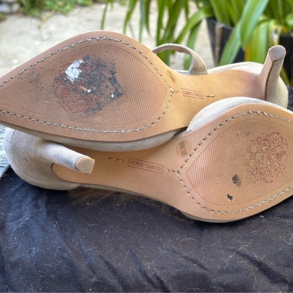 Vince camuto carlotte pointed toe suede ankle strap heels - Picture 6 of 6